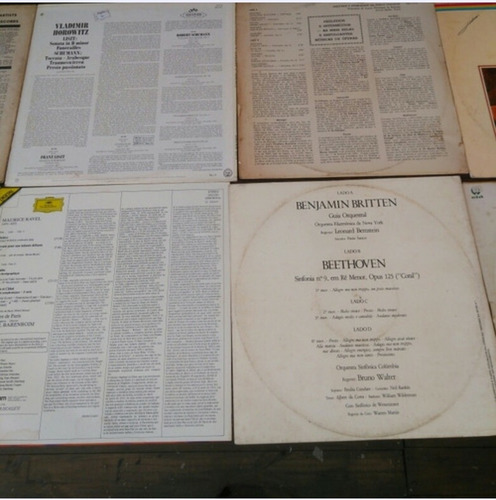 Imagem 8 de 9 de Lp Vinil Lote Grandes Compositores Música Classica 12 Un./37