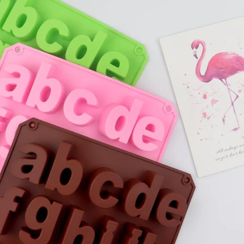 Molde De Silicon En Forma De Letras Minúsculas (abecedario)