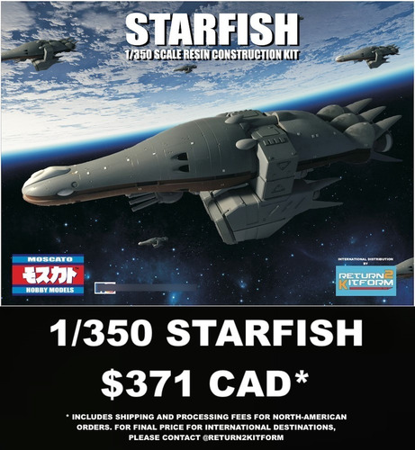 Robotech Mospeada Moscato Garfish Model 1/350