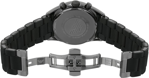 Reloj negro con cronógrafo deportivo Emporio Armani Ar5889