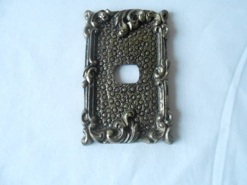 Tapa Para Apagador De Lujo De Bronce Y Metal Blanca