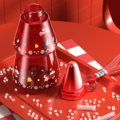 De Navidad, Vaso De Agua Y Cordón, Vaso De Agua Navideño
