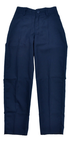 Pantalon Escolar Azul Sin Prense /con Caucho T4-t14