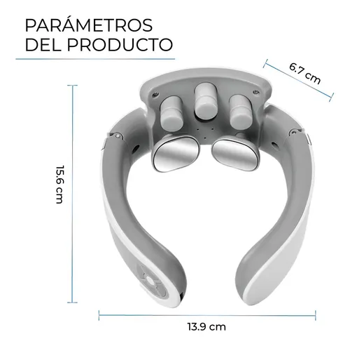 Masajeador Cervical Cuello Portátil Usb Electrico Recargable