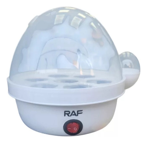 Máquina Hervidor Cocedor Huevos Vapor Eléctrico 350w Raf Color Blanca Frecuencia 40