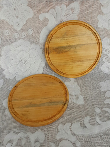 Platos Bandejas De Madera 30 Cm. 