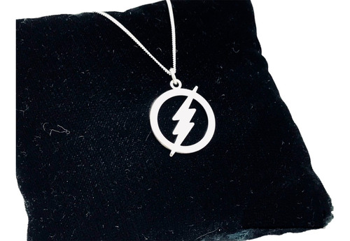 Collar De Plata .925 Logo Flash