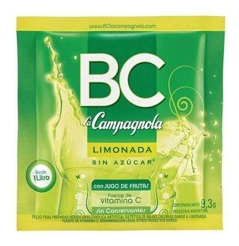 Jugo Bc La Campagnola Limonada  Pack 18 Sobres