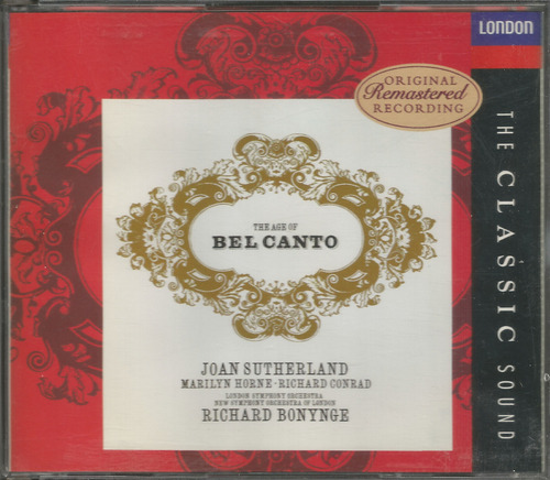 The Age Of Bel Canto - 2cd Usa Joan Sutherland Horne Bonynge