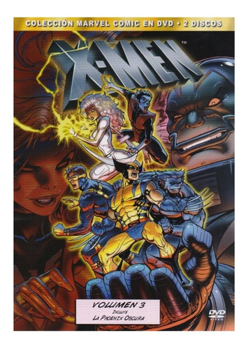 X-men Animada Tercer Volumen 3 La Phoenix Oscura Dvd