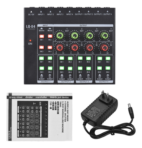 Consola De Sonido Para Auriculares De Estudio, Guitarra, Amp