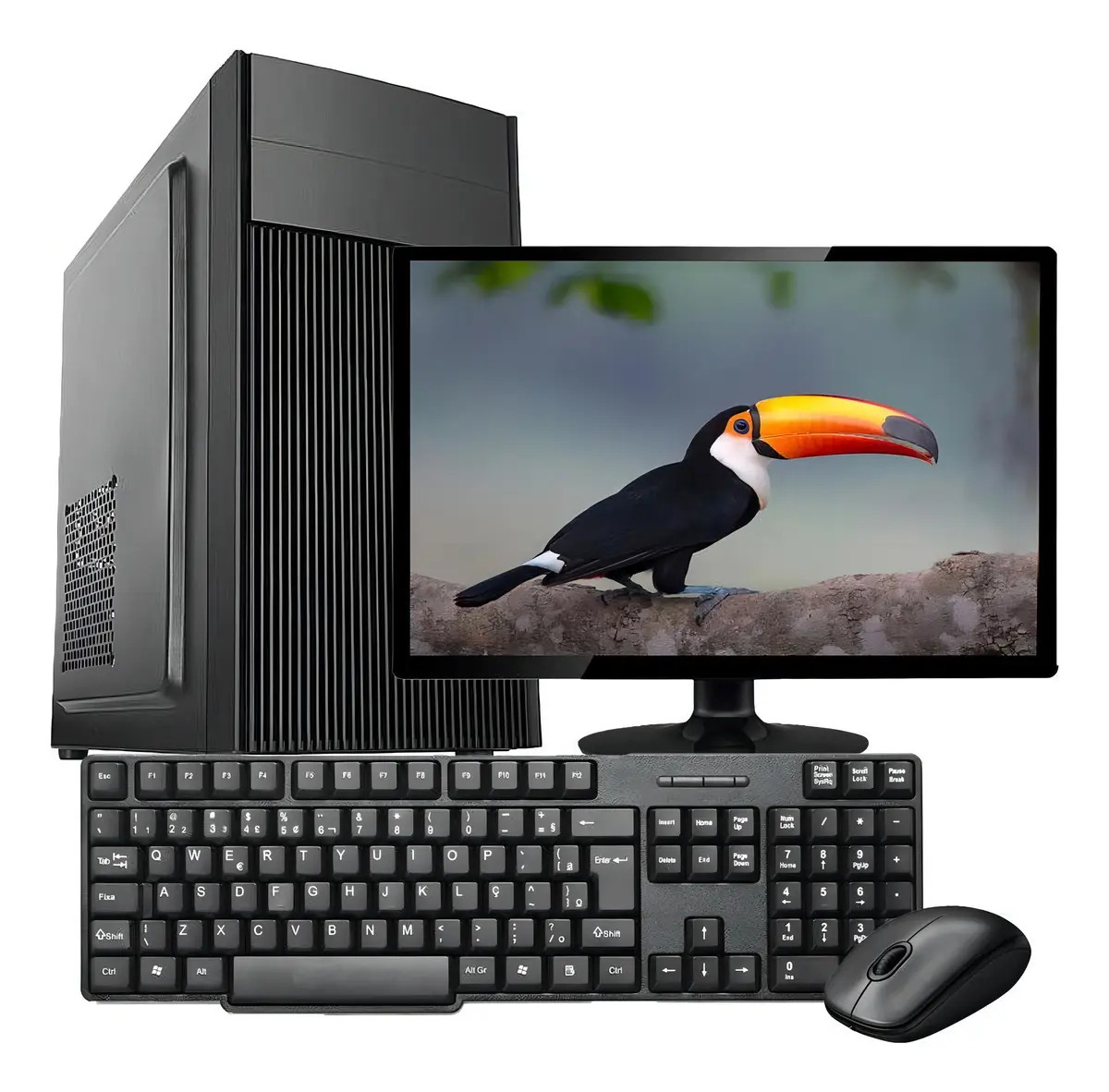 Computador Pc Completo I5 4gb Ssd 120gb Monitor