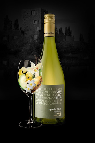 Imagen 3 de 8 de Vino Punto Final Chardonnay Reserva 6 Botellas