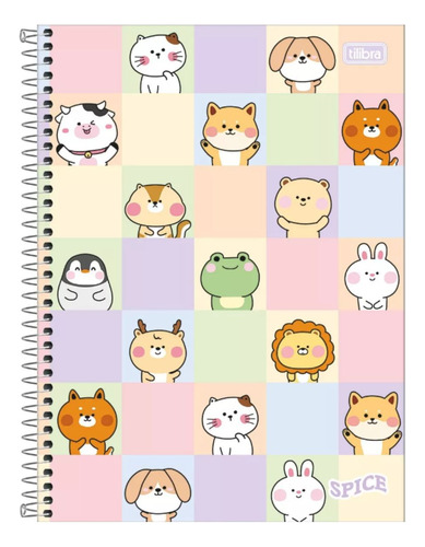 Caderno Cd Universitario Spice Fem 1m 80f Tilibra