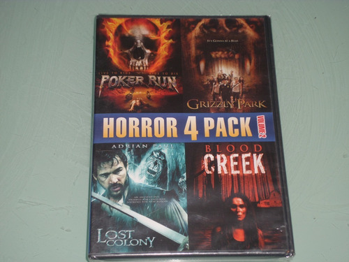 4 Horror Pack-vol.2-poker Run/grizzly Park,lost Colony-dvd