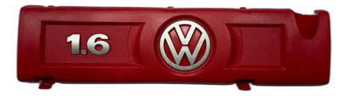 Tapa Embellecedora Motor Vw 1.6 Vento Polo Roja