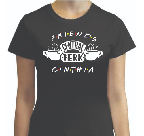 Playera Blusa Central Perk Personalizada Con Nombre