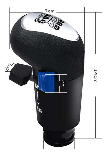 Pomo De Cambio Alto/bajo Para Logitech G27/g29 Toomast Th8a/