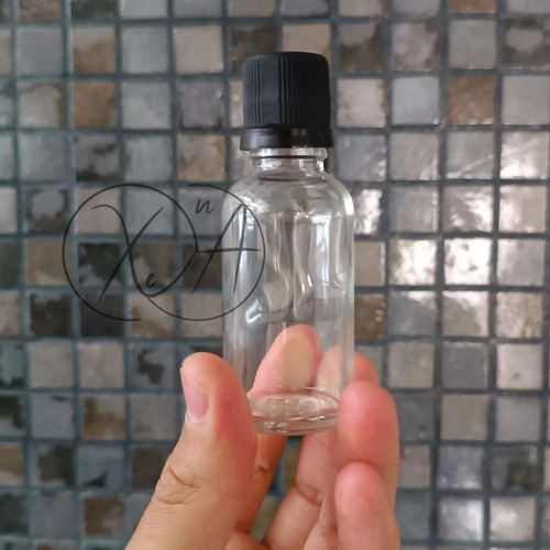 Envase Frasco Vidrio Natural 30 Ml Con Tapa Rosca X 100 Pzas