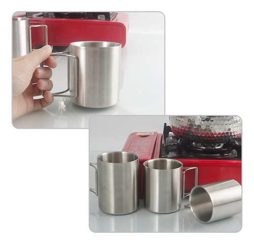 D Taza De Acero Inoxidable, Taza De Té, Taza De Agua, Taza