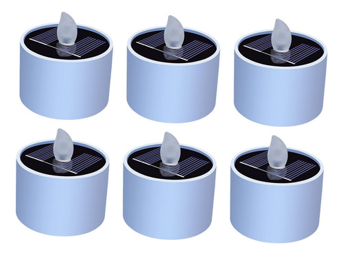 Velas Led Solares Realistas Tealight Con Energía Solar Para