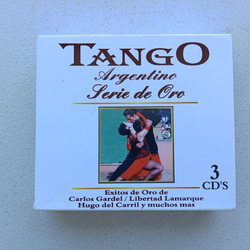 3 Cds Tango Argentino. Serie De Oro. Dimsa. Orfeon Videovox