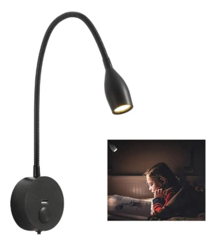 Crisetek Interruptor Táctil Luz Led De Lectura Regulable Con