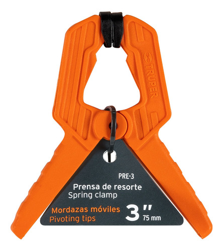 Kit 16 Prensas De Resorte De 3'' Con Cuerpo De Nylon Truper
