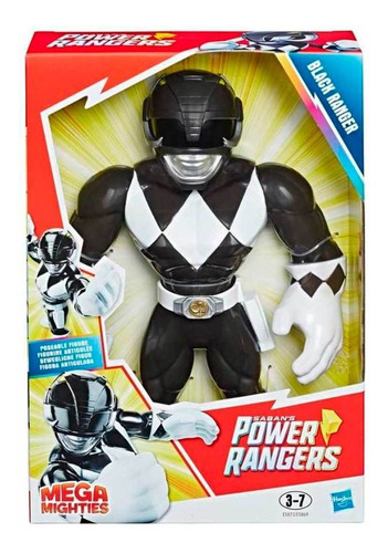 Power Ranger  Negro Zack Taylor Playskool