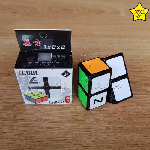 Cubo Rubik 2x2x1 Z Cube 1x2x2 Carbono Original - Negro