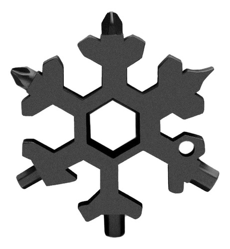 Multi-ferramenta 18 Em 1 Snowflake Preto Compacto