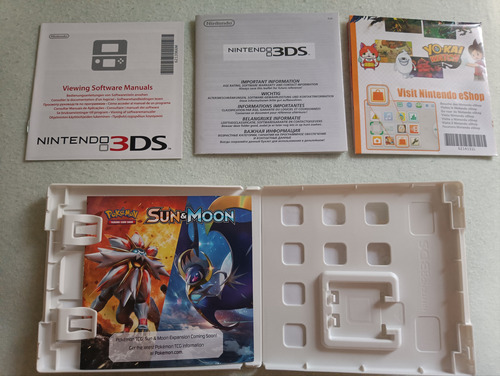 Apenas Caixa Pokémon Moon 3ds (Usado)