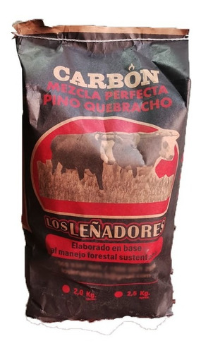 Imagen 2 de 2 de Carbón, Saco De 2 A 2,5 Kg Aprox / Pack 6 Unidades