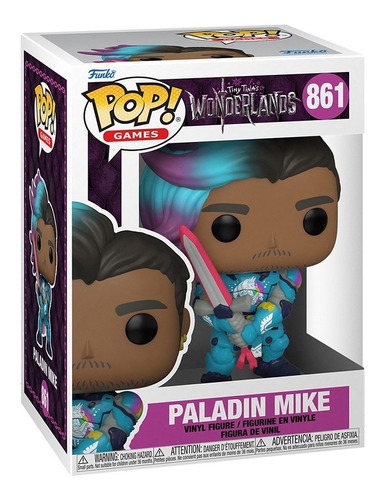 Figura Funko Pop Paladin Mike 861 - Tiny Tinas Wonderlands