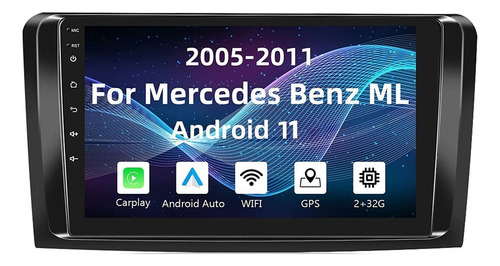 Autoestéreo De 9 In Android 11 Para Mercedes-benz Ml