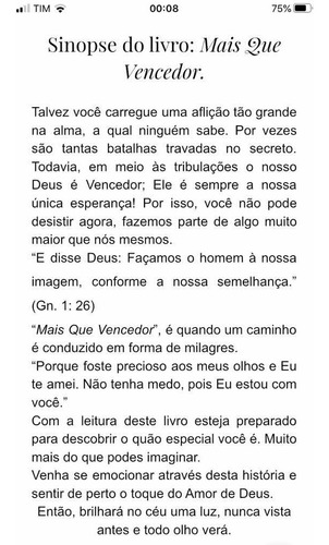 Imagem 5 de 5 de Livro: Mais Que Vencedor - Uma História Real