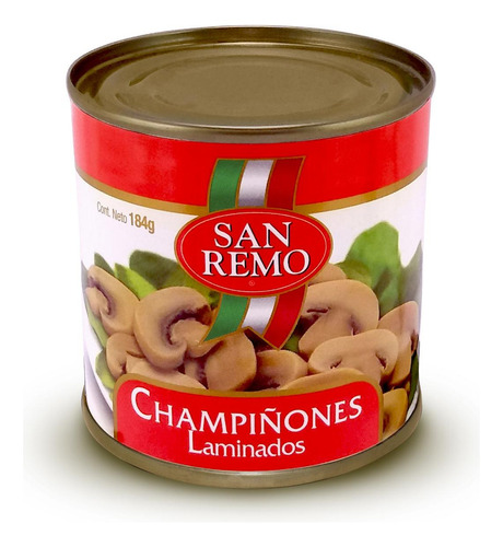 San Remo champiñones laminados 184 gr 