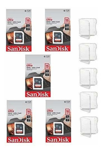 Accesorio Celular Sandisk Ultra 16 Gb Sd Memoria Flash