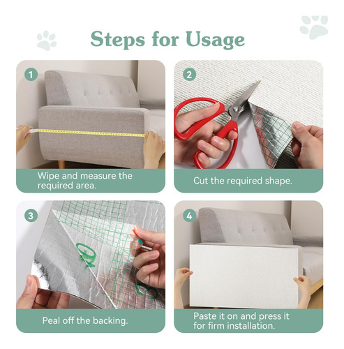 Lewondr Timmable Cat Scrack Mat, 157 X 787 Cat De De De De