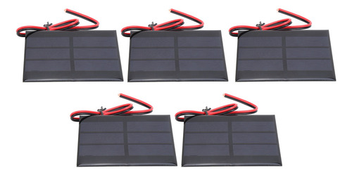Módulo De Placa De Batería Con Mini Panel Solar De 5 Piezas