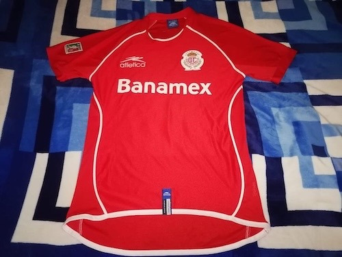 Club Toluca Jersey Match Worn Titular Retro Liga Mx