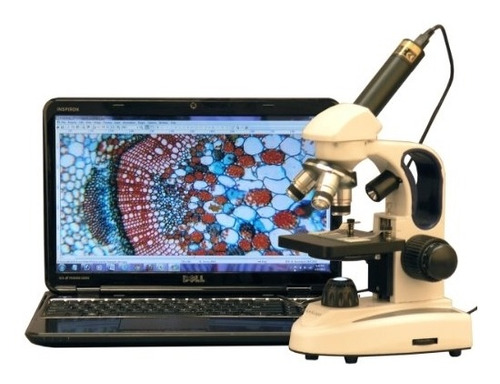 Microscopio 40x -1000x Ampliación, Iluminación Led