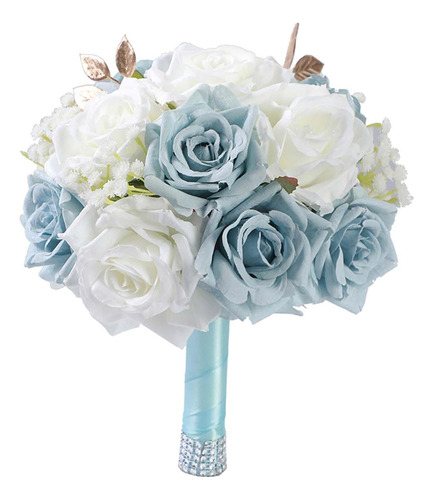 Bouqueto Bouques Boda Flor Flor Artificial Ancho De 22 Cm