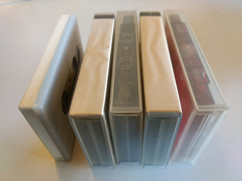 5 Cassettes Con Cajas Vintage
