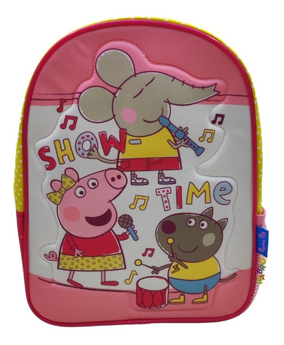 Mochila Con Carro Peppa Pig 12 PuLG 30 Cm Jardin Serie Tv Ed