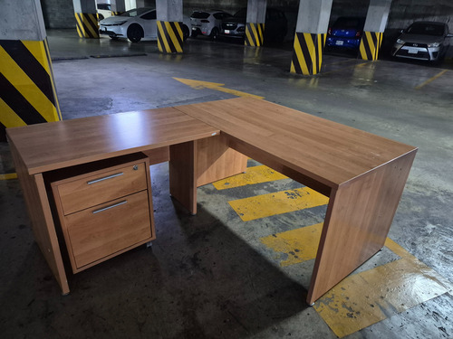 Escritorio En L Con Archivero (Usado)
