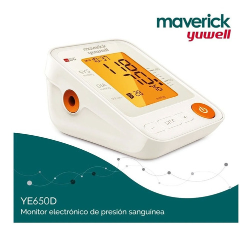 Tensiómetro Digital Automático Brazo Con Voz Yuwell Ye650d