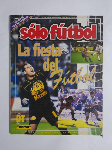 Solo Futbol 544 Colon 1 Velez 2, Peñarol Campeon Uruguayo 95 (Usado)