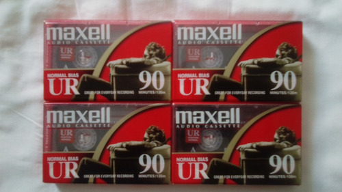 Cassettes Maxell 90 Minutos