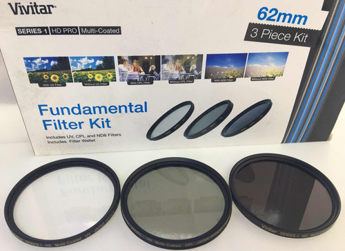 Kit De Filtros Vivitar 62mm